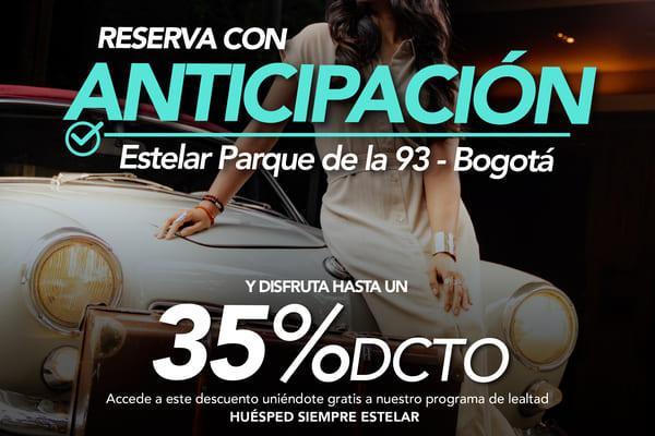 Reserva con anticipación ESTELAR Parque de la 93 Colombia - Bogotá Reserva con anticipación ESTELAR Parque de la 93 Colombia - Bogotá