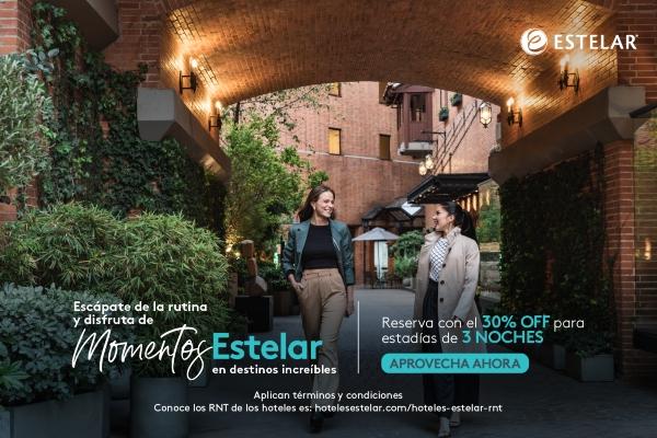 PROMO DESESTRÉSATE “30%OFF⭐ Hotel ESTELAR Parque de la 93 Bogotá