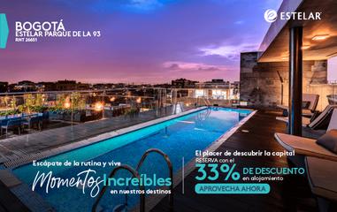 PROMO ESTELAR “33%OFF” Hotel ESTELAR Parque de la 93 Bogotá